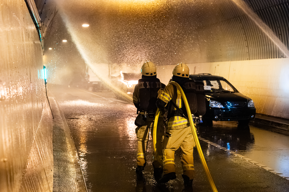 Erfolgreiche Großübung im Schlossbergtunnel und an Heidelberger Kliniken